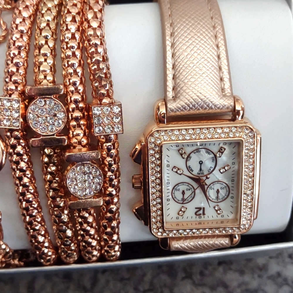 Watch and bracelet set
